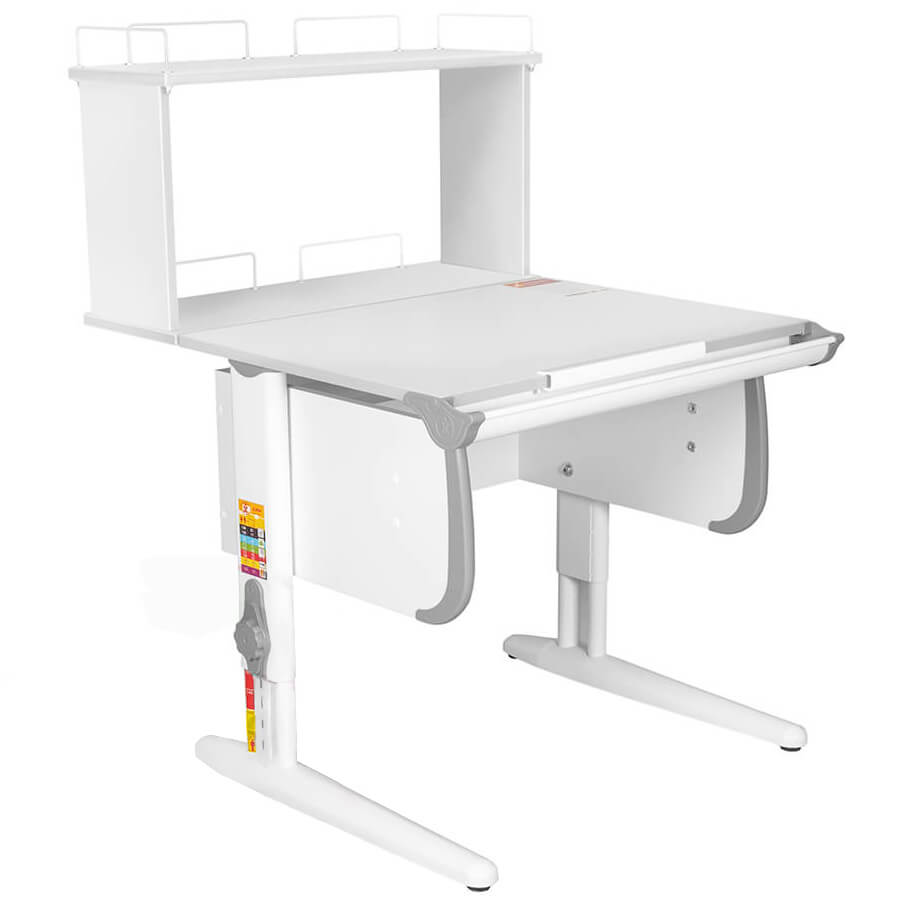 Parta 1/75 + Polka_zz 1/750 Парта с полкой ДЭМИ (Серый)