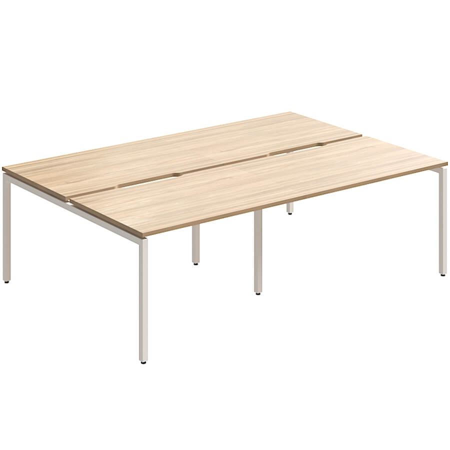 RP-4.2(x4)+F-56 Стол на металлокаркасе Мебель Стиль Rio Project (Швейцарский вяз MS)