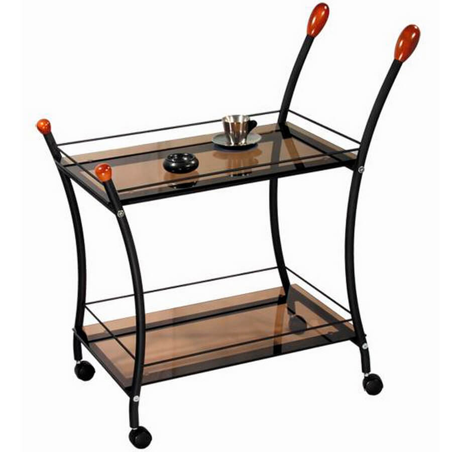 Поло Стол сервировочный Мебелик (Черный) Поло Стол сервировочный Мебелик (Черный)