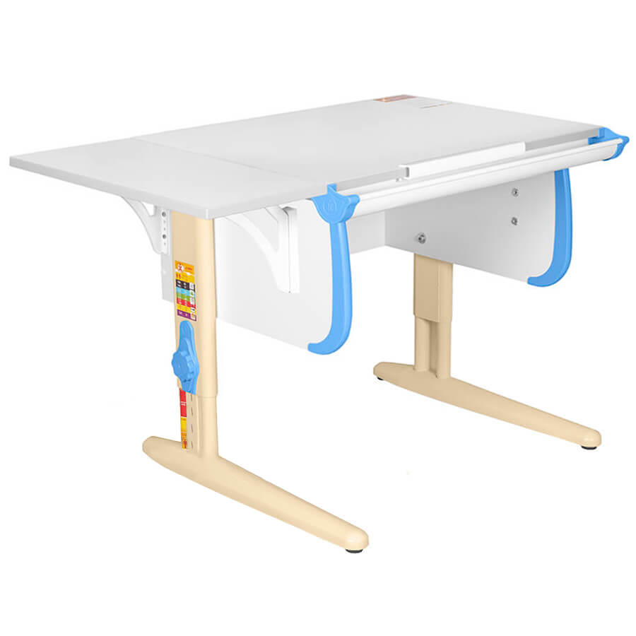 Parta 1/75 + Polka_b 1/550 Парта с полкой ДЭМИ (Голубой)