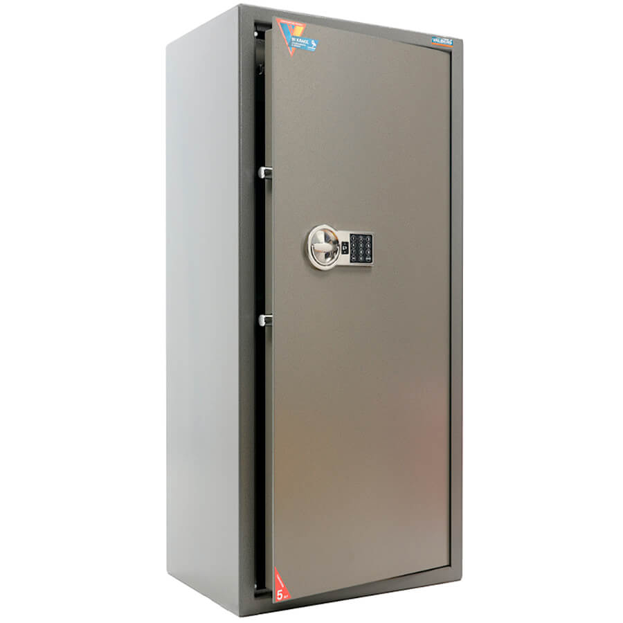 ASM 120T EL Мебельный сейф VALBERG, электронный кодовый (Оттенок коричневого с эффектом молотковой эмали)