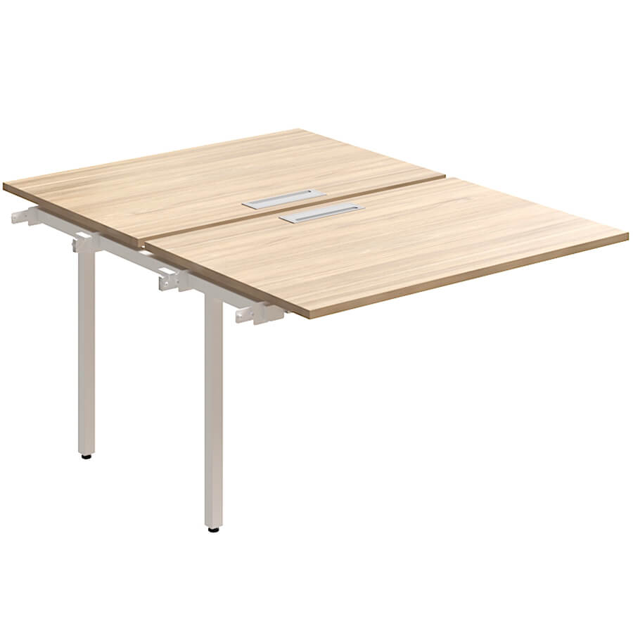 RP-4.1(x2)+F-64 Стол на металлокаркасе Мебель Стиль Rio Project (Швейцарский вяз MS)