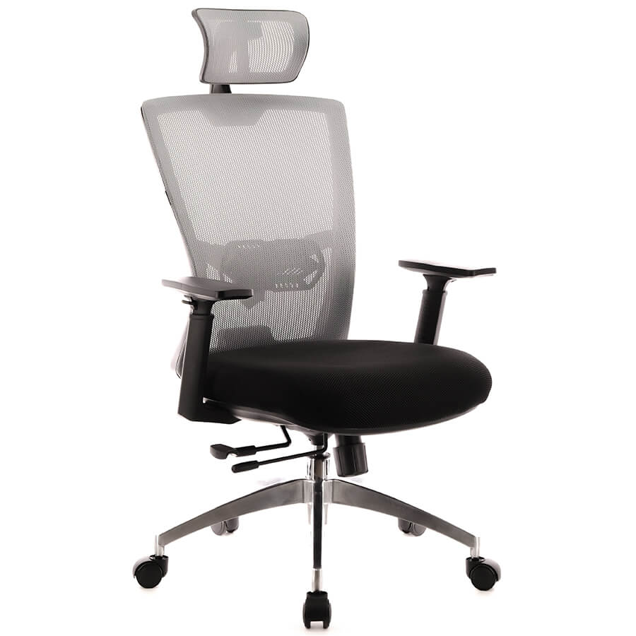 POLO S Кресло для руководителя  EVERPROF, обивка комбинированный (Серый) POLO S Кресло для руководителя  EVERPROF, обивка комбинированный (Серый)