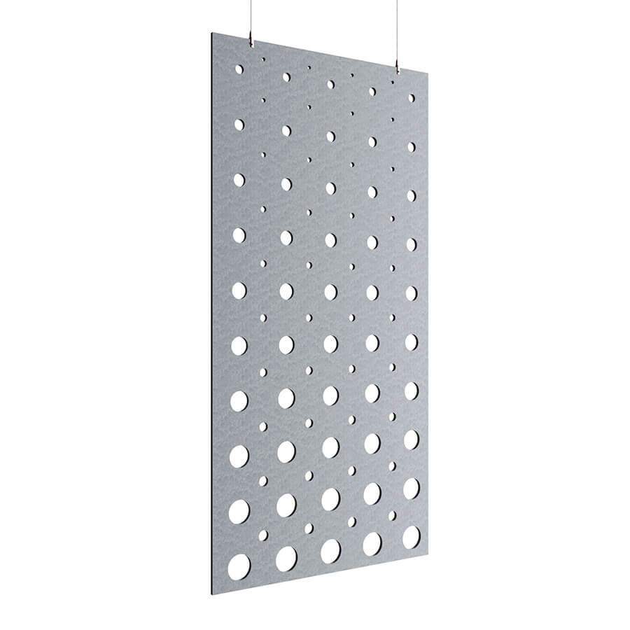 ACO-C-9 Акустическая перегородка 1200*2400 Евро Офис (Темно-серый (AC-10))