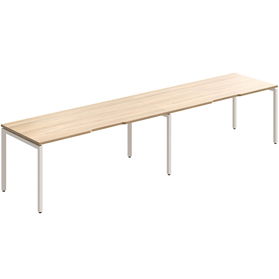 RP-1.2(x2)+F-35 Стол на металлокаркасе Мебель Стиль Rio Project (Швейцарский вяз MS)