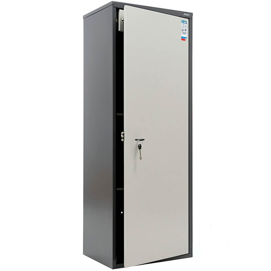 AIKO SL-125Т Бухгалтерский шкаф ПРОМЕТ, ключевой (Корпус – графит (RAL 7024), дверь – светло-серая (RAL 7038)) AIKO SL-125Т Бухгалтерский шкаф ПРОМЕТ, ключевой (Корпус – графит (RAL 7024), дверь – светло-серая (RAL 7038))