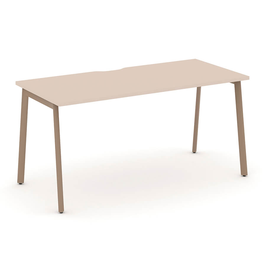 ES.SP-4-VP Стол письменный RIVA Estetica (Капучино/Металл Латте)