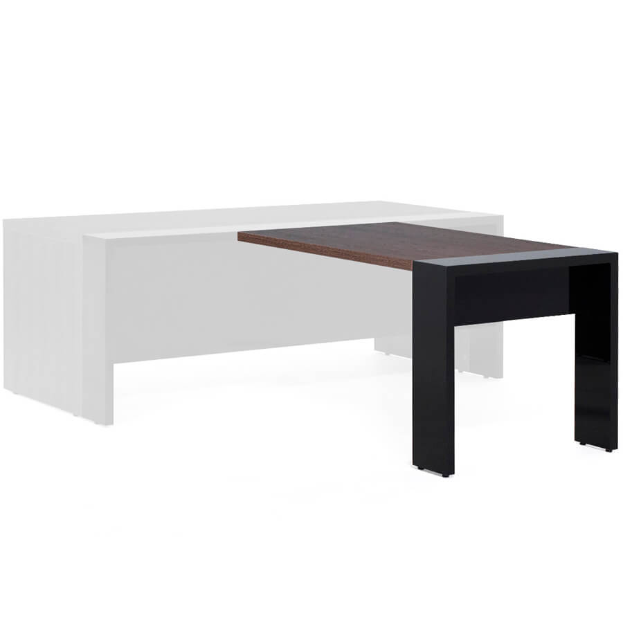 401 Брифинг-приставка Profoffice Lava (Табак, черный глянец)