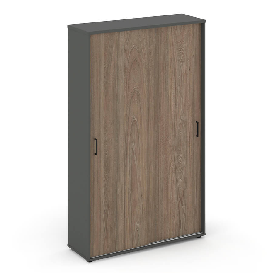 SN.SHK.E-002 Шкаф-купе комбинированный RIVA Style Project (Вяз Благородный/Антрацит)
