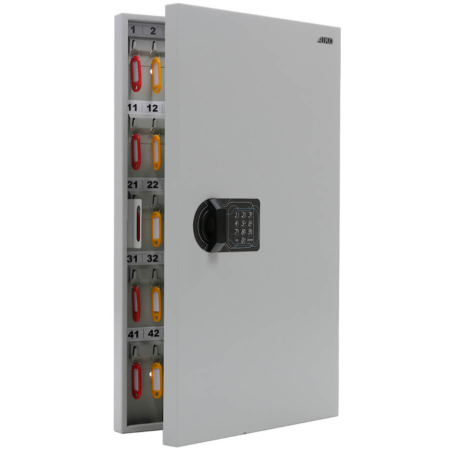 KEY-95EL Ключница ПРОМЕТ, электронный кодовый (Серый полуматовый (RAL 7038))