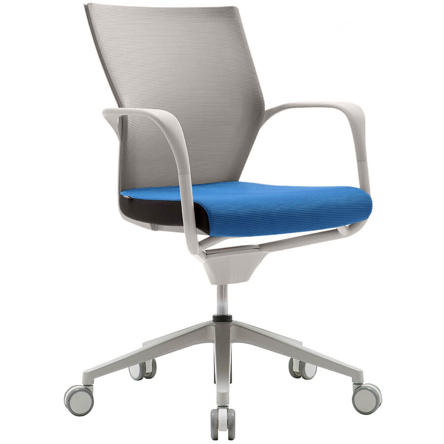 CHN4301WZ Кресло для персонала TN50 Fursys, обивка сетка / ткань (Синее (834С))