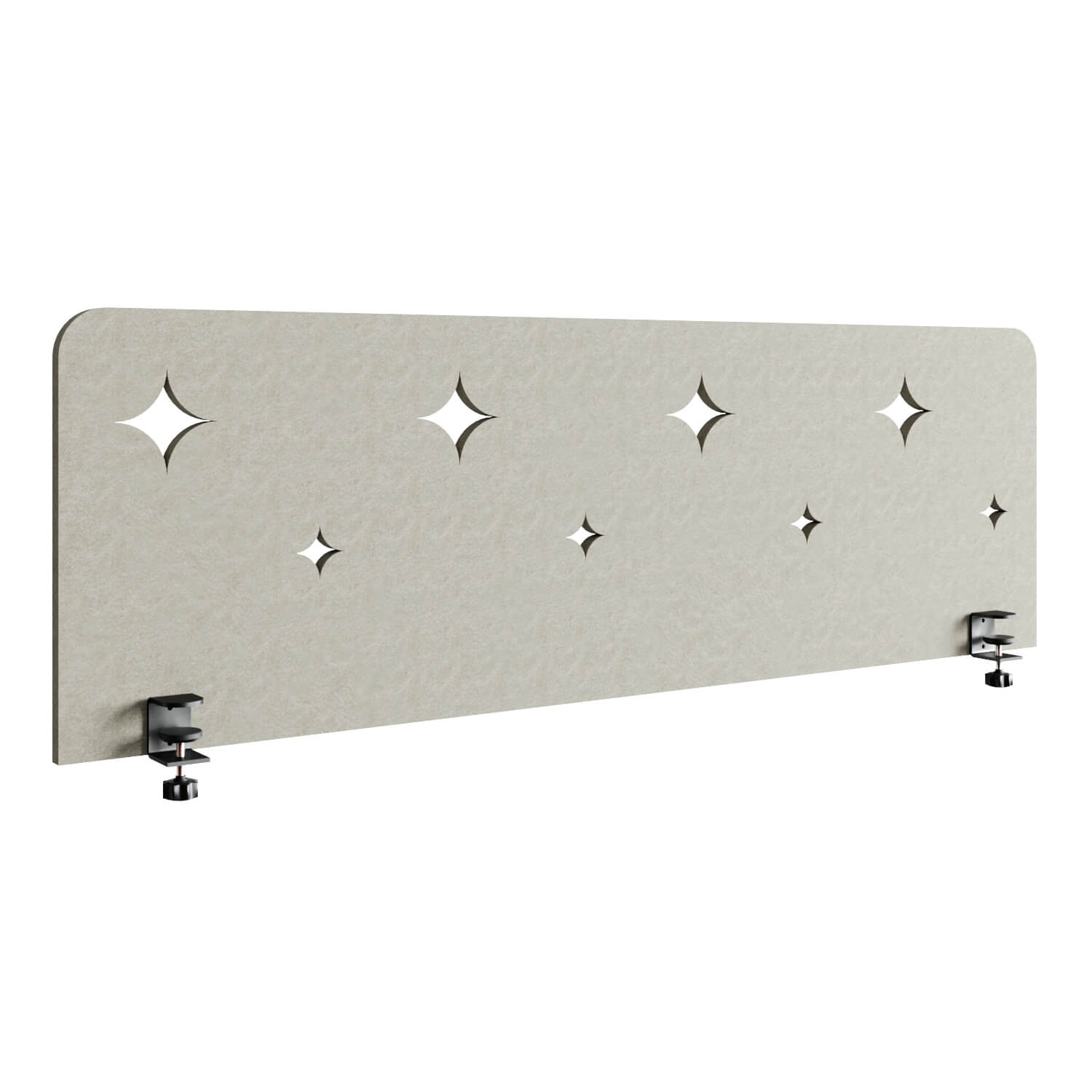 ACOH244 Экран для стола Маленькие звездочки ACOUSOUND, Евро Офис 2400х9х400 мм. (Шалфей (AC-56))