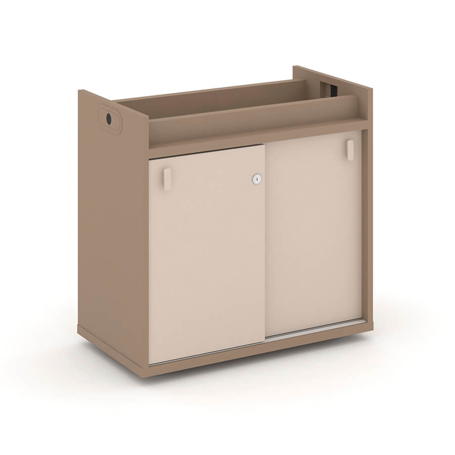 ES.TON-3 Тумба опорная - Купе RIVA Estetica (Латте/Капучино/Металл Латте)