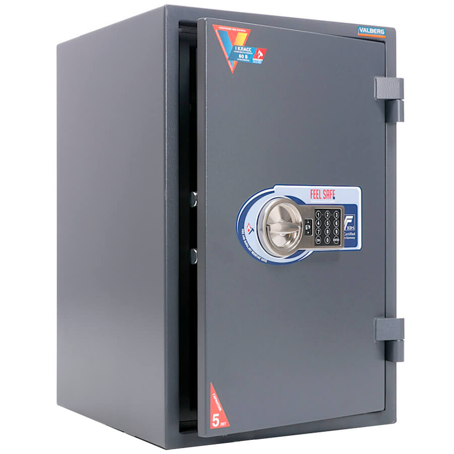 ГАРАНТ 67 T EL Огневзломостойкий сейф VALBERG, электронный кодовый (Графит структурированный (RAL 7024))