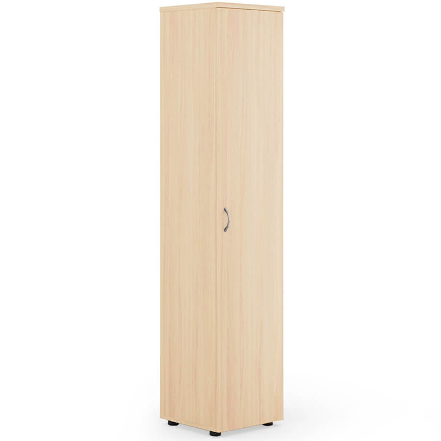 А-17 Шкаф узкий закрытый с полками Мебель Стиль Агат (Клён мэдисон)