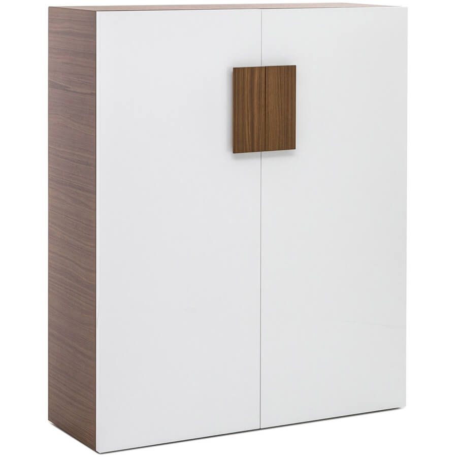KY3093 002 + KY3094 Шкаф Profoffice KYO (Орех/Белый)