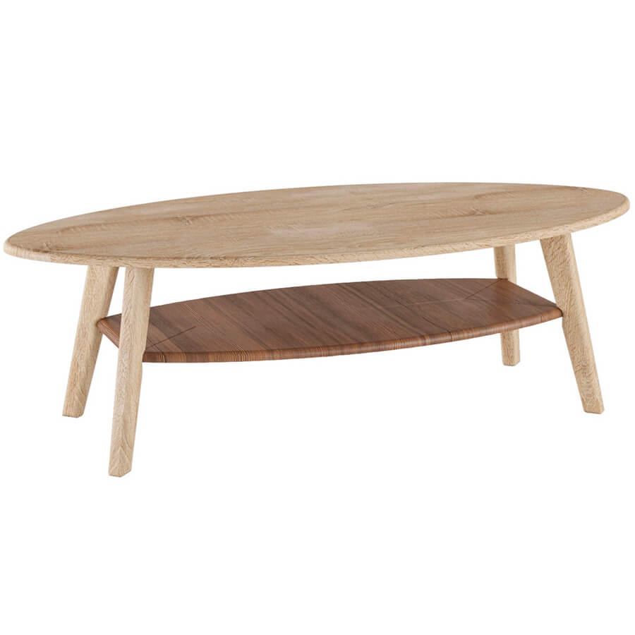 Серфинг Журнальный стол Мебелик (Дуб Сонома) Серфинг Журнальный стол Мебелик (Дуб Сонома)