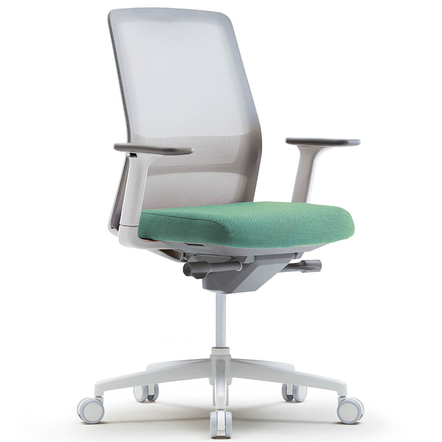 CHA6200WAZ Кресло для персонала AROUND Fursys, обивка сетка / ткань (Зелёное (2H7LW))