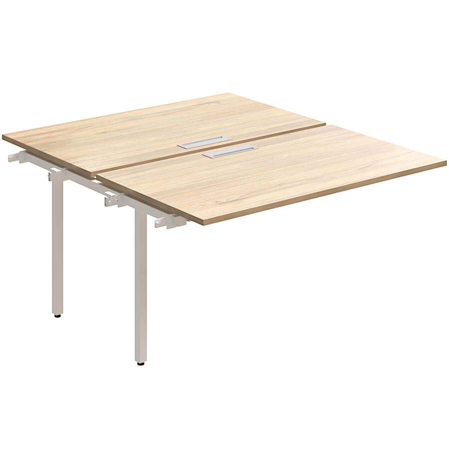 RP-3.1(x2)+F-65 Стол на металлокаркасе Мебель Стиль Rio Project (Швейцарский вяз MS)