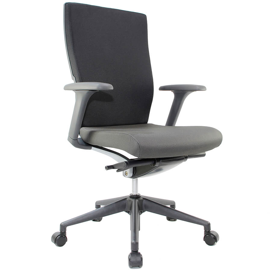 CH4000AZ Кресло для персонала JOY Fursys, обивка ткань (Чёрное (616))