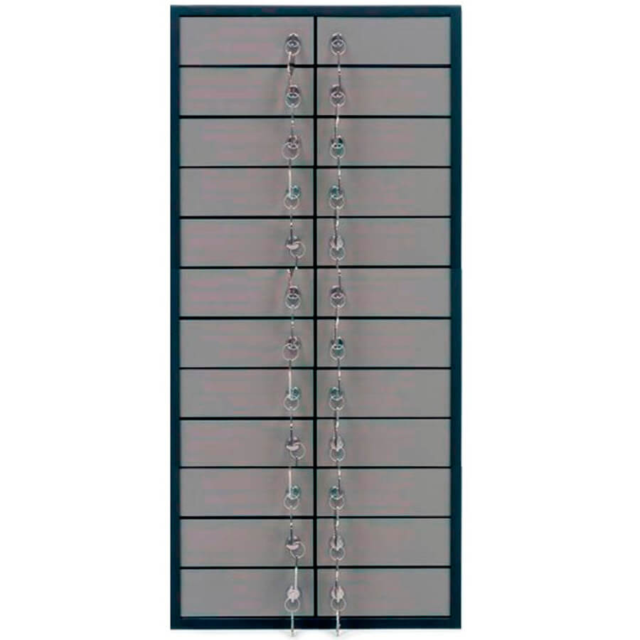 DBI-24 Депозитные ячейки VALBERG, ключевой (Серый муар)