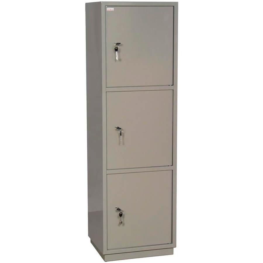 КБС 033т Бухгалтерский шкаф ПАКС, ключевой (Светло-серый)