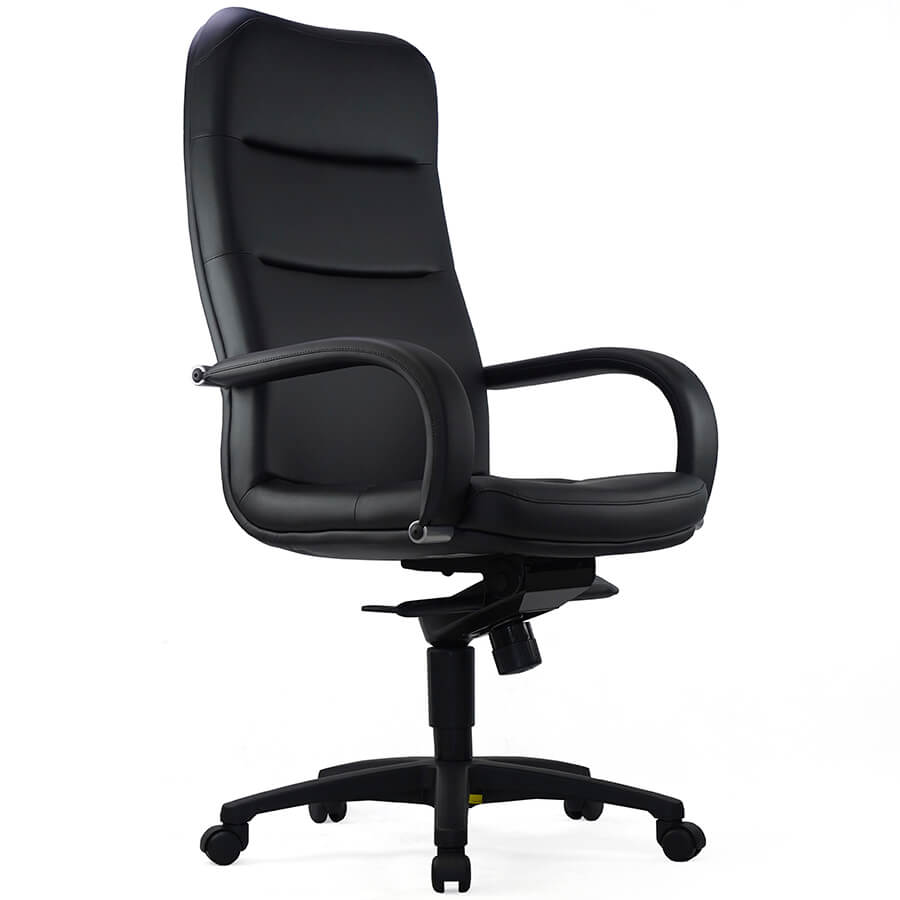 CHN3900Z Кресло для руководителя LUMINAR Fursys, обивка иск. кожа (Чёрное (А316))