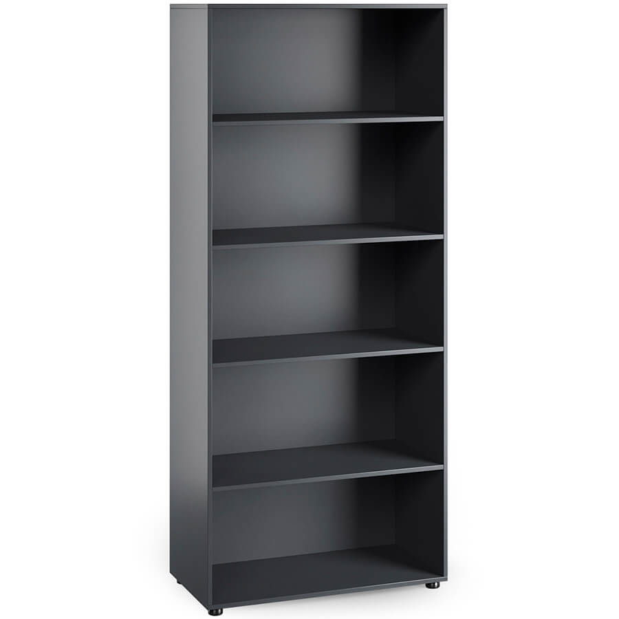 KV-46 Стеллаж высокий широкий Мебель Стиль Kvins (Антрацит)