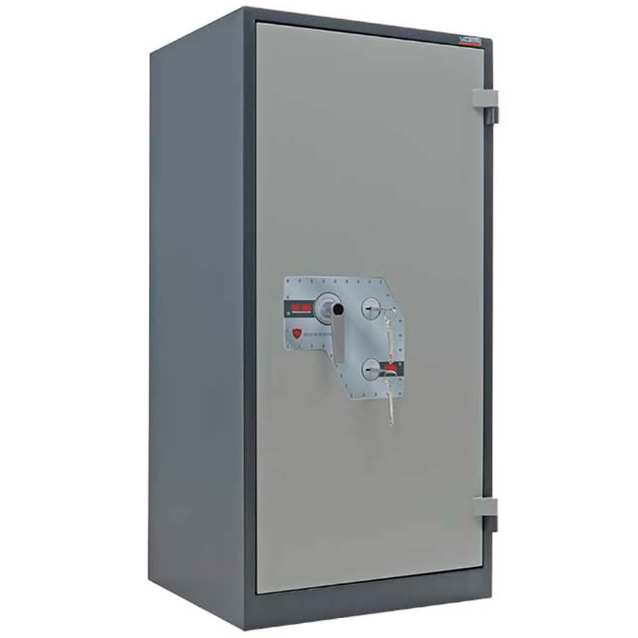 BM-1260KL Огнестойкий шкаф ПРОМЕТ, два ключевых (Корпус – графит (RAL 7024), дверь – светло-серая (RAL 7038))