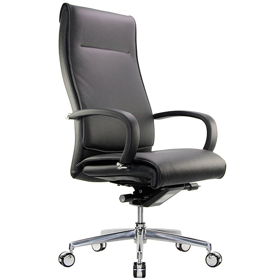 CHN3300Z Кресло для руководителя PRONARD Fursys, обивка кожа (Чёрное (L096))