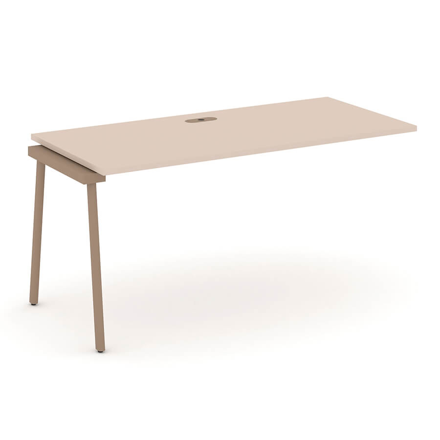 ES.1.NRS-4-LP Наборный элемент рабочей станции RIVA Estetica (Капучино/Металл Латте)