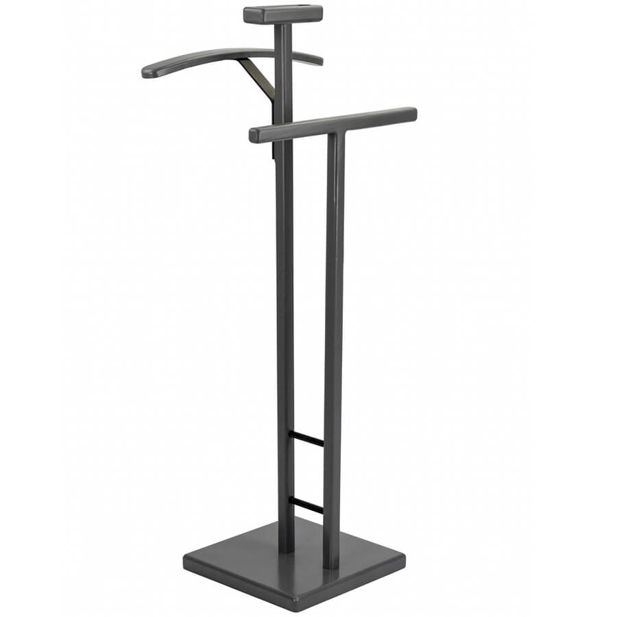 Галант 340 Вешалка костюмная Мебелик (Черный/серый графит)