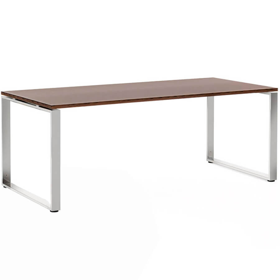 101 103 07 Стол письменный Profoffice Exe (Орех мароне/Хром)