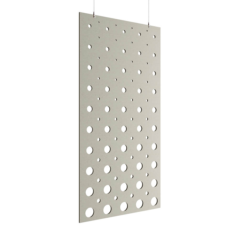 Изображение ACO-C-9 Акустическая перегородка 1200х9х2400 мм. Круги Евро Офис