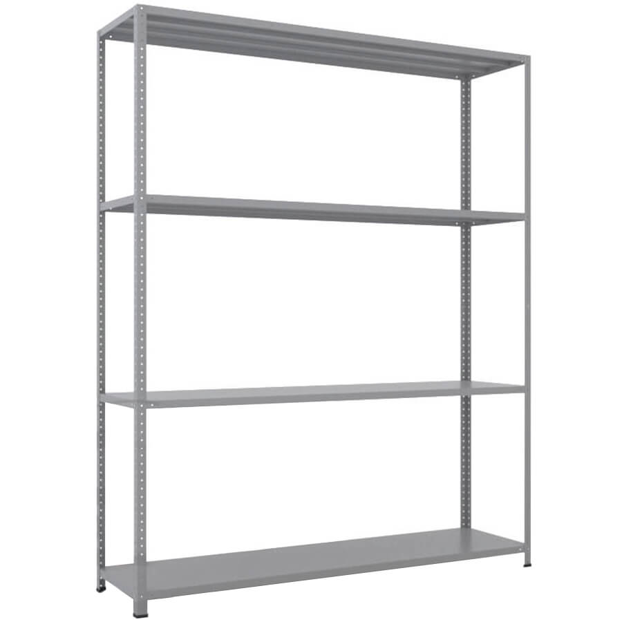 MS-185x150x40 NEW Металлический стеллаж ПРОМЕТ, 4 (Серый полуматовый (RAL 7038))