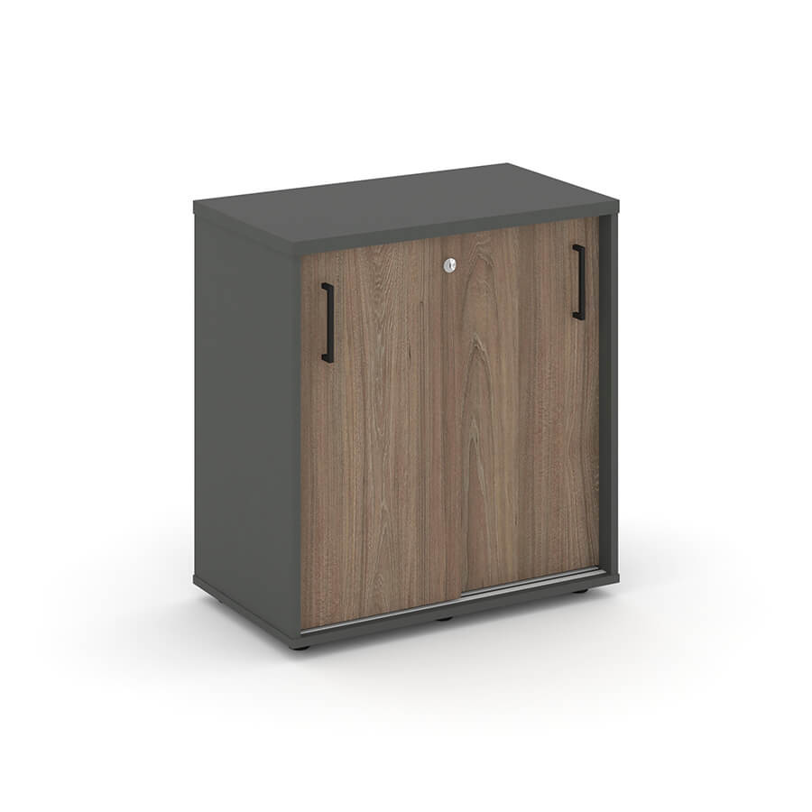 SN.TOP-043 Тумба опорная / приставная RIVA Style Project (Вяз Благородный/Антрацит)