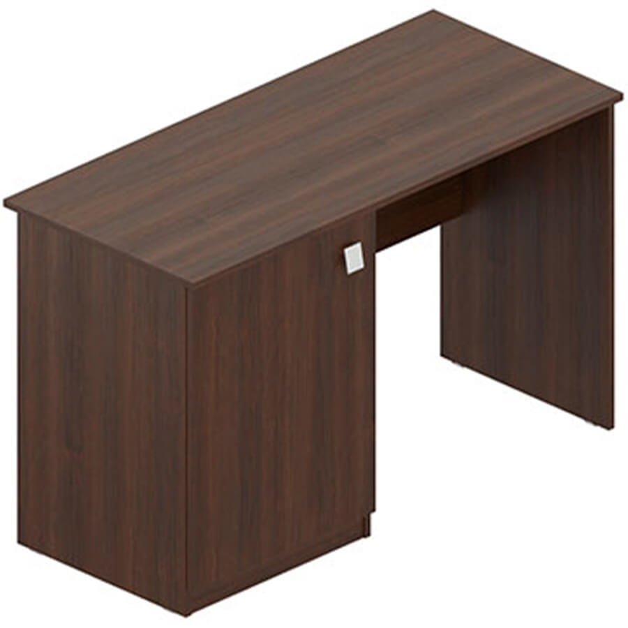 Ct-12 Стол с тумбой под холодильник Мебель Стиль (Орех тёмный)