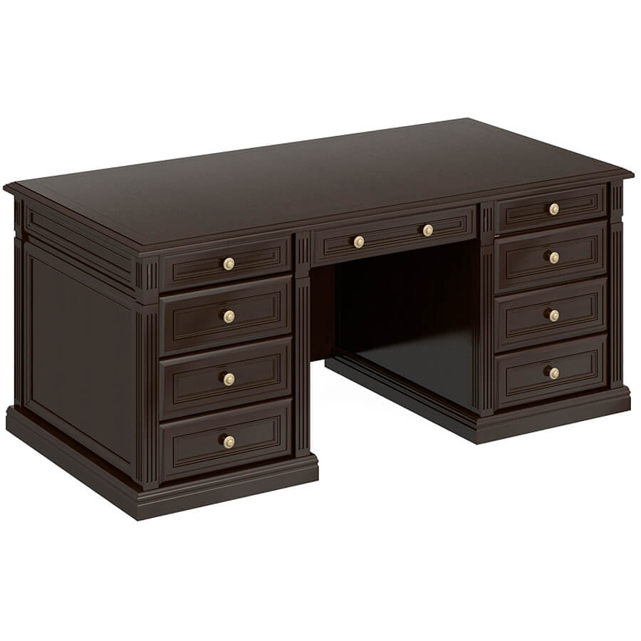 ПК-ВР-СТ205х90/ДП Стол ФЕЛИКС Версаль (Темный орех)