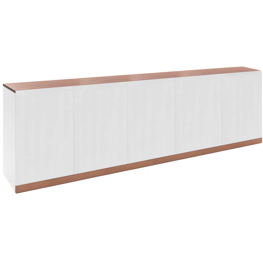105 810 Топ+цоколь L250 H85 Profoffice LAMARI (Итальянский орех)