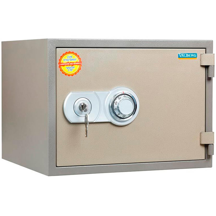 FRS 36 CL Огнестойкий сейф ПРОМЕТ, механический кодовый + ключевой (Молотковая эмаль - коричневая)