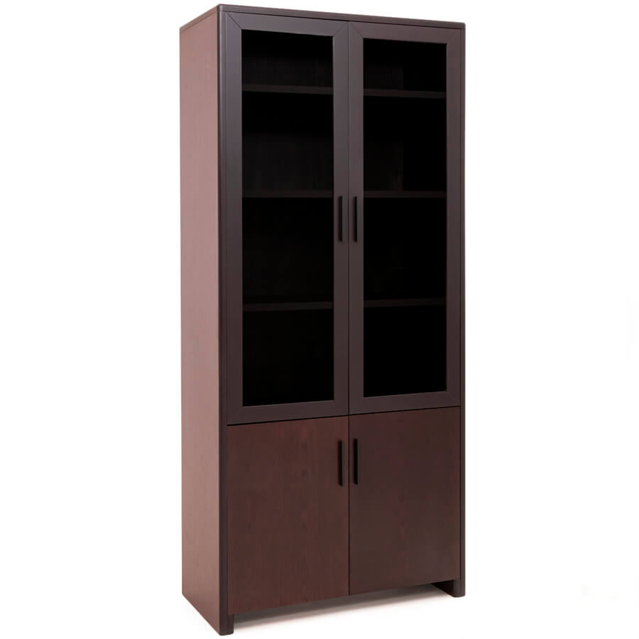 102 704 Шкаф комбинированный Profoffice Forte (Палисандр)