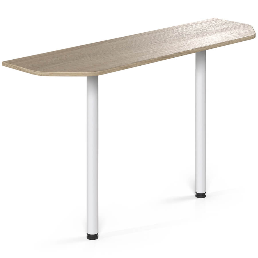 W-8+L-740 Приставка с опорой Мебель Стиль Work (Дуб сонома светлый) W-8+L-740 Приставка с опорой Мебель Стиль Work (Дуб сонома светлый)