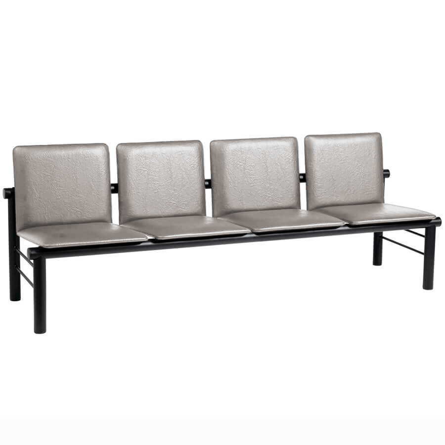 ТЕРРА М СМ 109М-04 Многоместная секция  COMFORUM, обивка экокожа (Серый К-03)