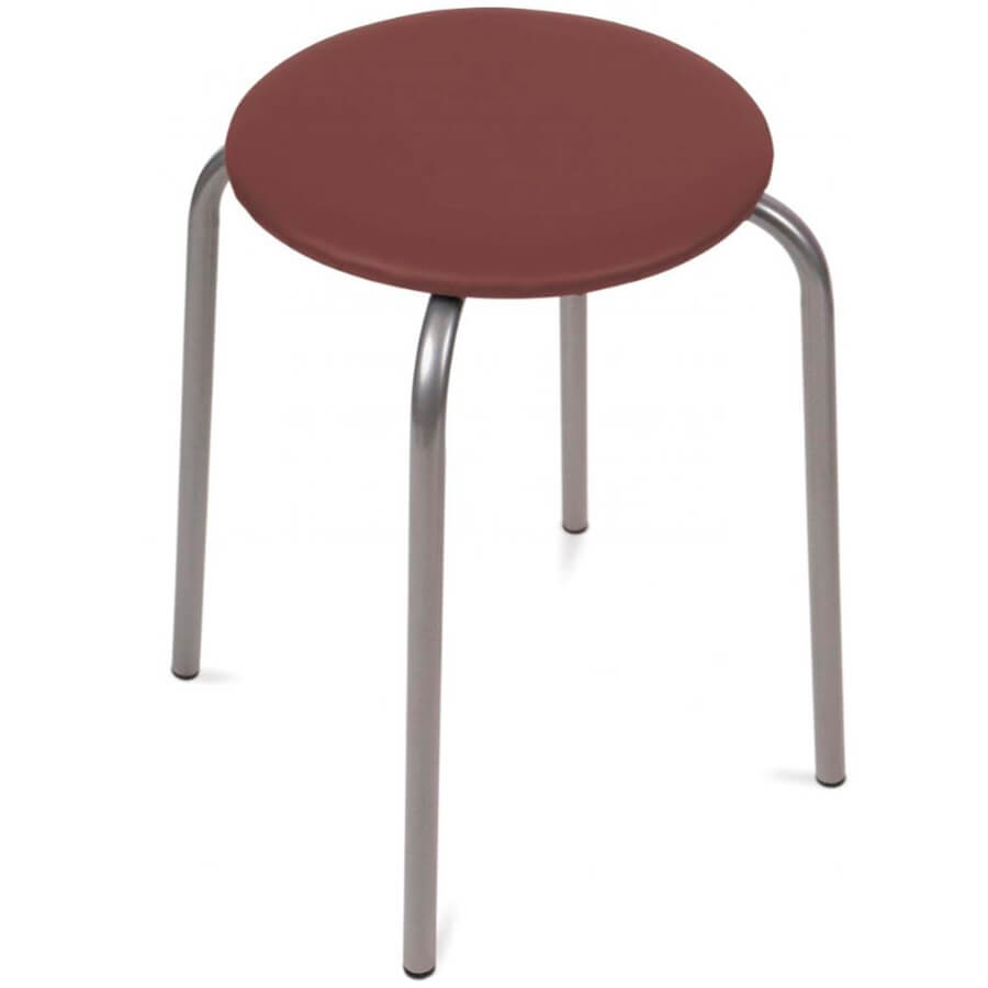 ТЭ2 Табурет  Евро Офис, обивка экокожа (Коричневый)