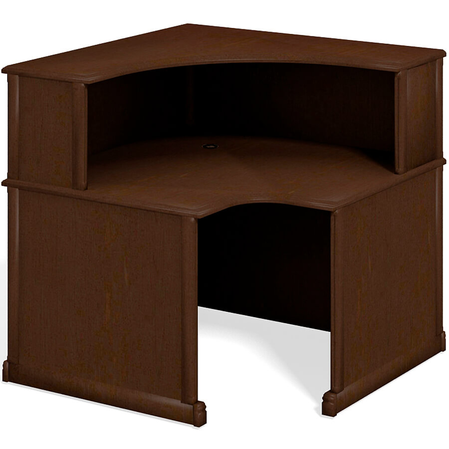 ПК-ВР-СКР120Х120УГ Модуль стойки-ресепшн угловой ФЕЛИКС Версаль (Темный орех)
