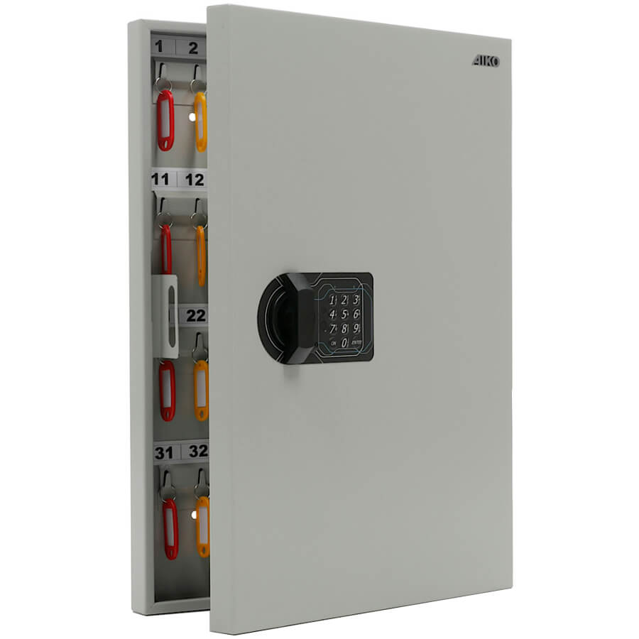 KEY-75EL Ключница ПРОМЕТ, электронный кодовый (Серый полуматовый (RAL 7038))