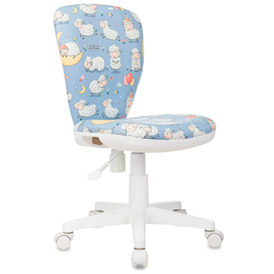 KD-W10 Кресло детское  Бюрократ, обивка ткань (Овечки (SHEEPS))