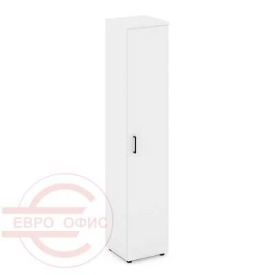 SN.STU-108 Шкаф высокий узкий универсальный RIVA Style Project (Белый)