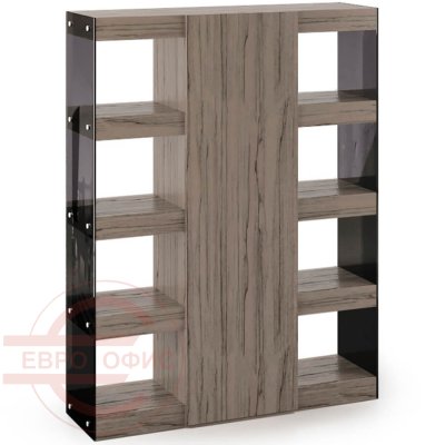 GS-7 Стеллаж с гардеробным отделением Мебель Стиль Glass.Go (Лимба тёмная / стекло тонированное MS) GS-7 Стеллаж с гардеробным отделением Мебель Стиль Glass.Go (Лимба тёмная / стекло тонированное MS)