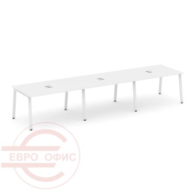 SN-6A.SPRG-024 Стол для переговоров RIVA Style Project (Белый/Металл Белый)